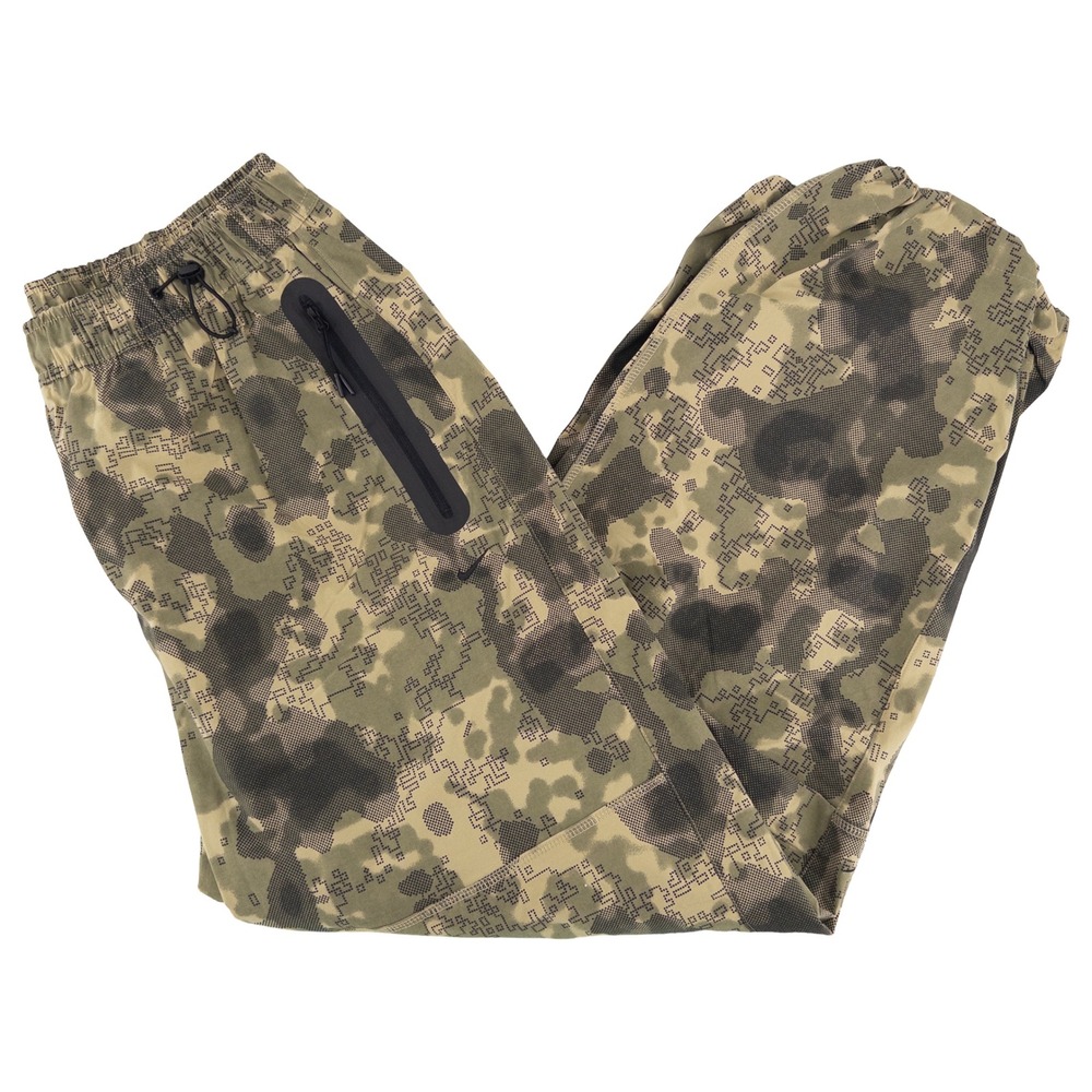 Nike Mens Large Tech Woven Pant Neutral Olive Camo AOP HV0972-210 Streetwear Gym